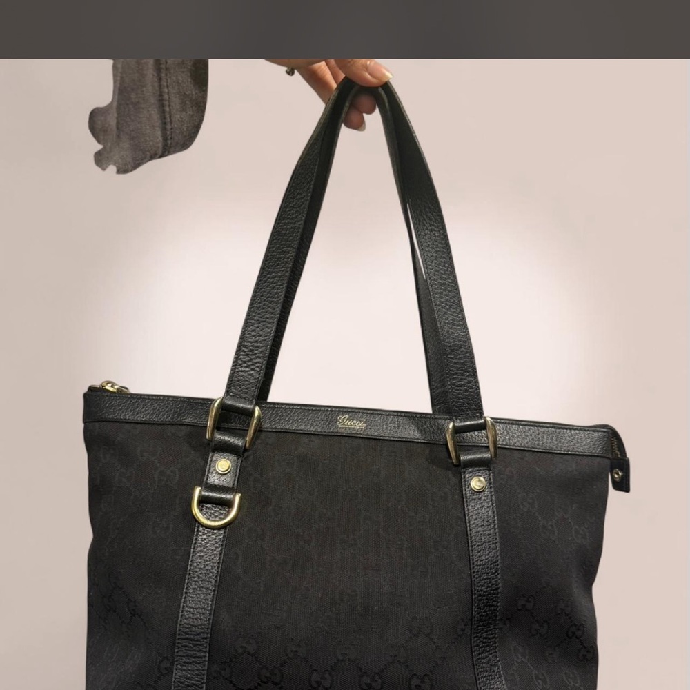 Vintage Gucci Canvas Monogram Bag